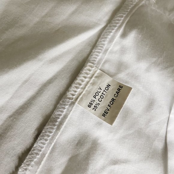 White Button High Neck Sleeveless Halter Top - XS - Picture 7 of 8